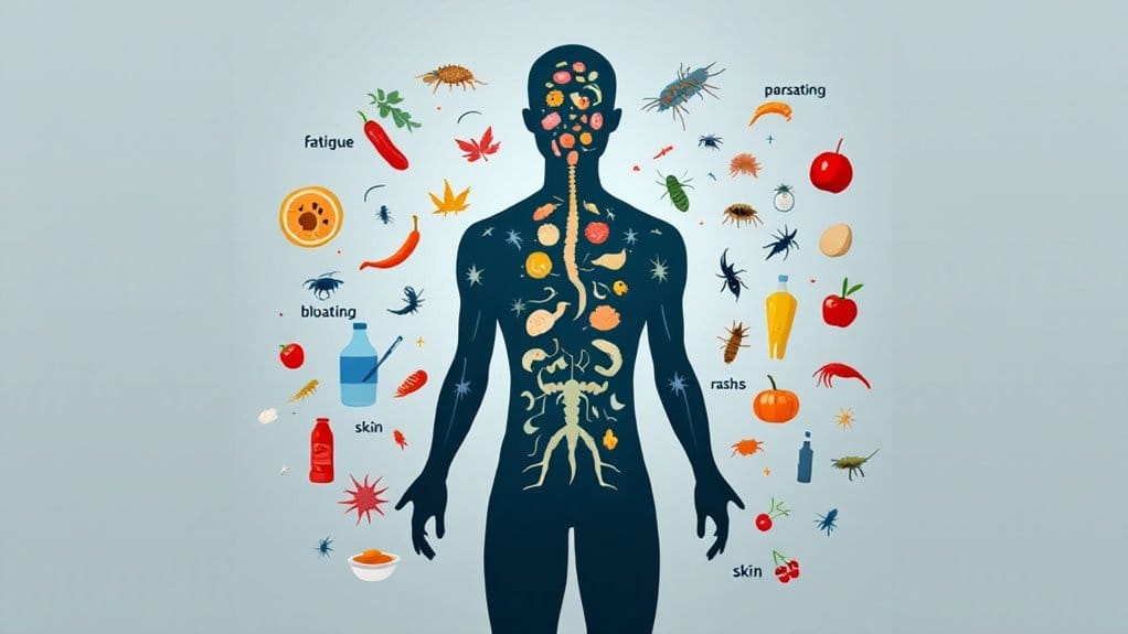 signs of parasite infestation