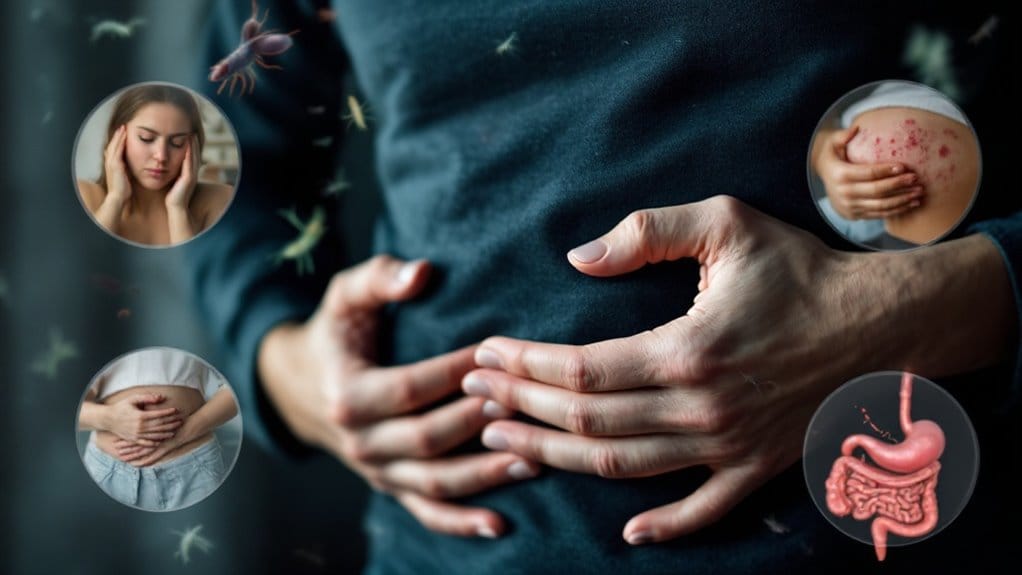 symptoms of parasitic infections
